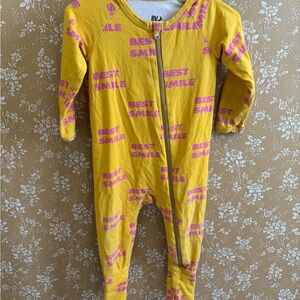 Banana Valentine Yellow and Pink Kids One Piece